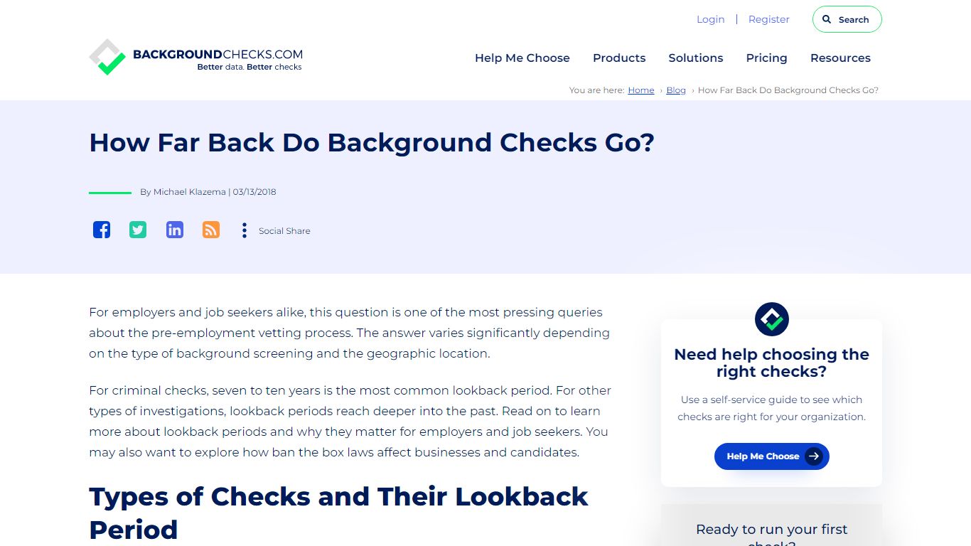 How Far Back Do Background Checks Go?